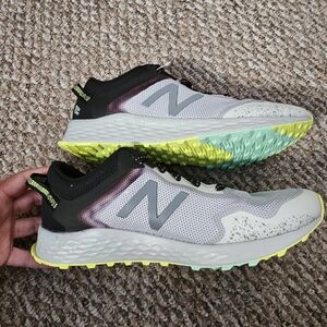 New Balance Women's Gray and Lime Athletic Shoes
